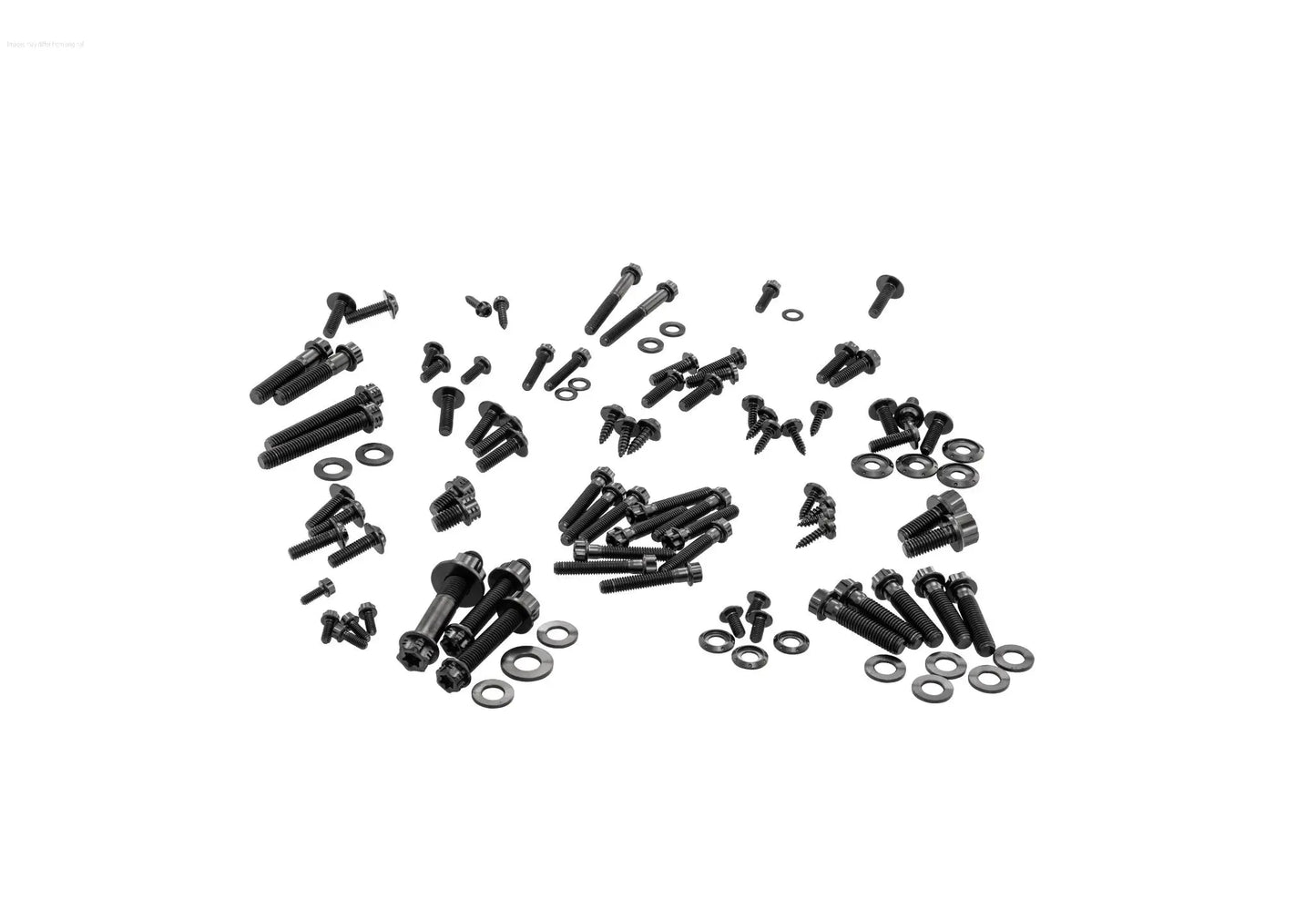 Screw / Bolt Kit Black | Vespa Primavera/Sprint 125/150cc i.e. 3V 4T AC iGet Falan Parts Falan Parts