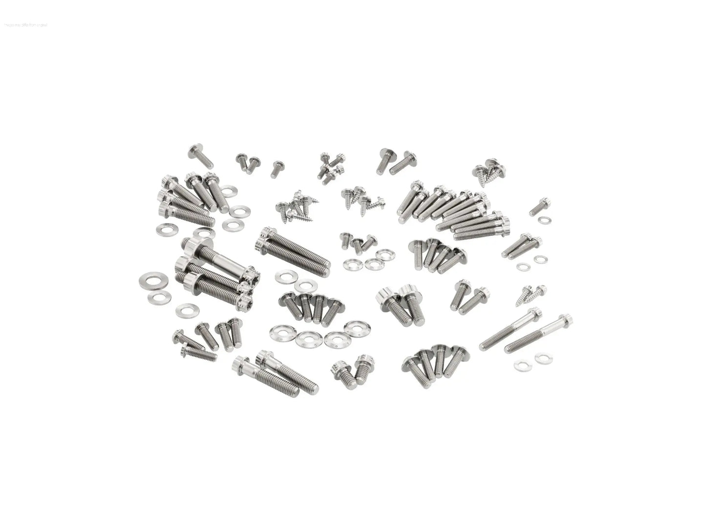 Screw / Bolt Kit Silver | Vespa Primavera/Sprint 125/150cc i.e. 3V 4T AC iGet Falan Parts Falan Parts