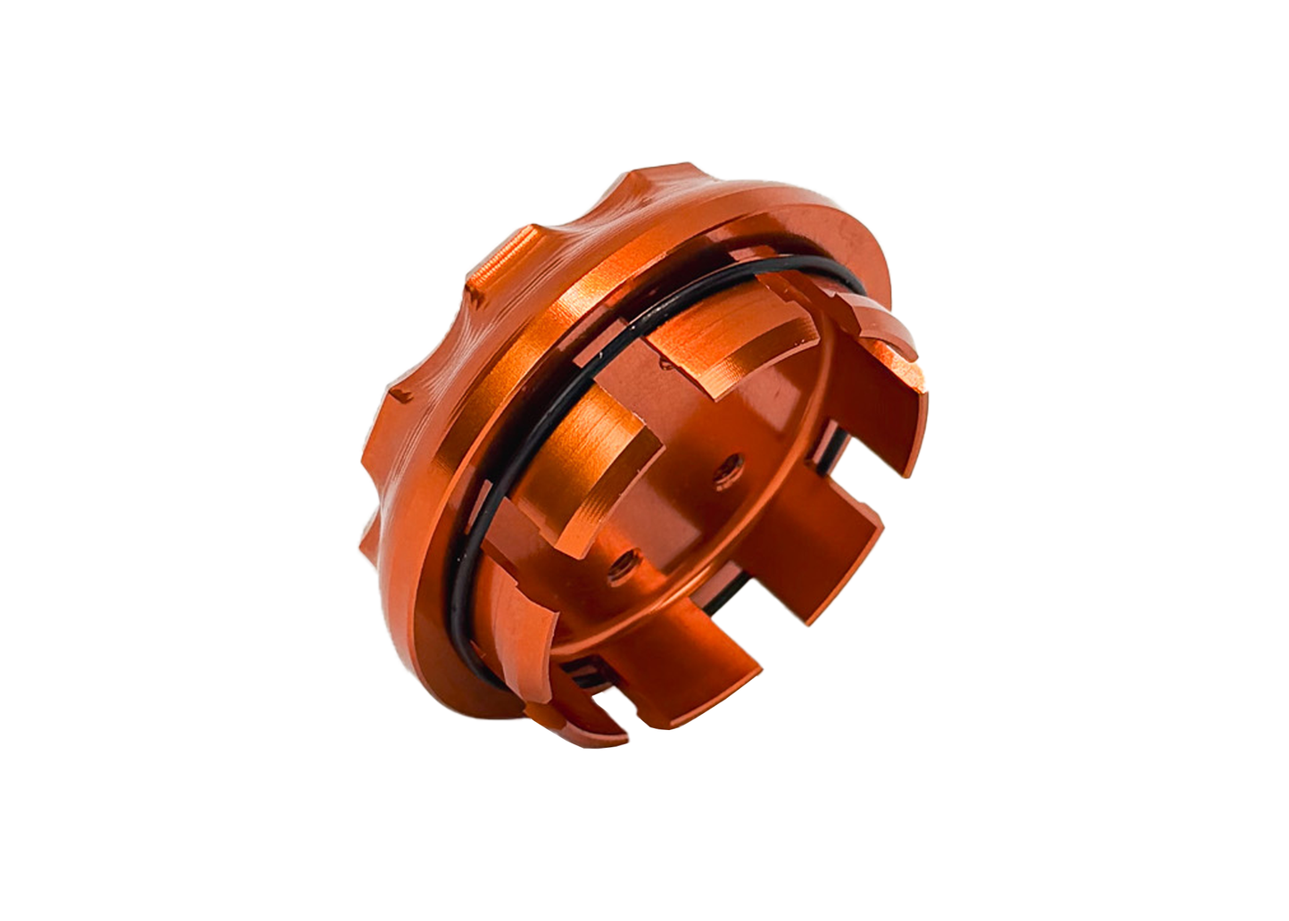 Hub Nut Cover 1O1 Factory Orange | Vespa ET2/ET4/LX/LXV/S/Primavera/Sprint/GTS/GTS Super/GTV/GT 60/GT/GT L 50-310cc 2T/4T 1O1 Factory Falan Parts
