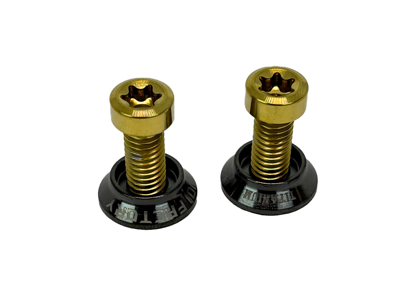 Screw Set Scover Seat Grab Rail 1O1 Factory Black / Gold | Vespa GTS/GTS Super/GTV/GT 60/GT/GT L/ Primavera/ Sprint/ Elettrica 50-300cc 1O1 Factory Falan Parts