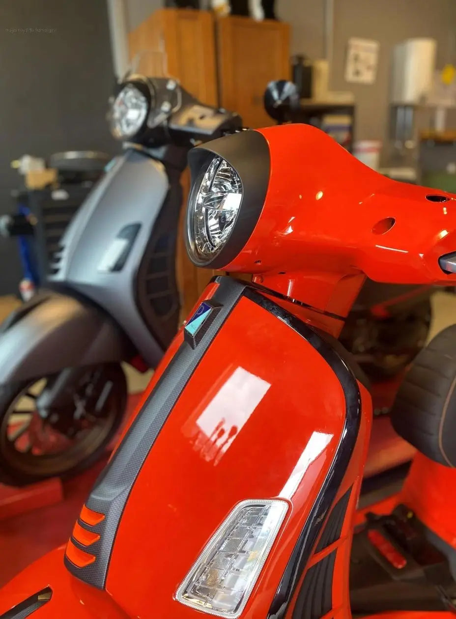 Headlight Frame SIP Gloss/Matt Black | Vespa GTS/GTS Super HPE 125/300 ('19-) SIP Falan Parts