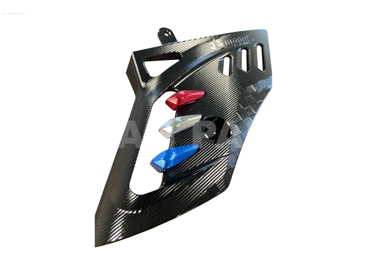 Fork Cover JS Manuf CNC Black With Multiple Colours | Vespa GTS/GTS Super 125/300cc (`22-) JS Manuf Falan Parts