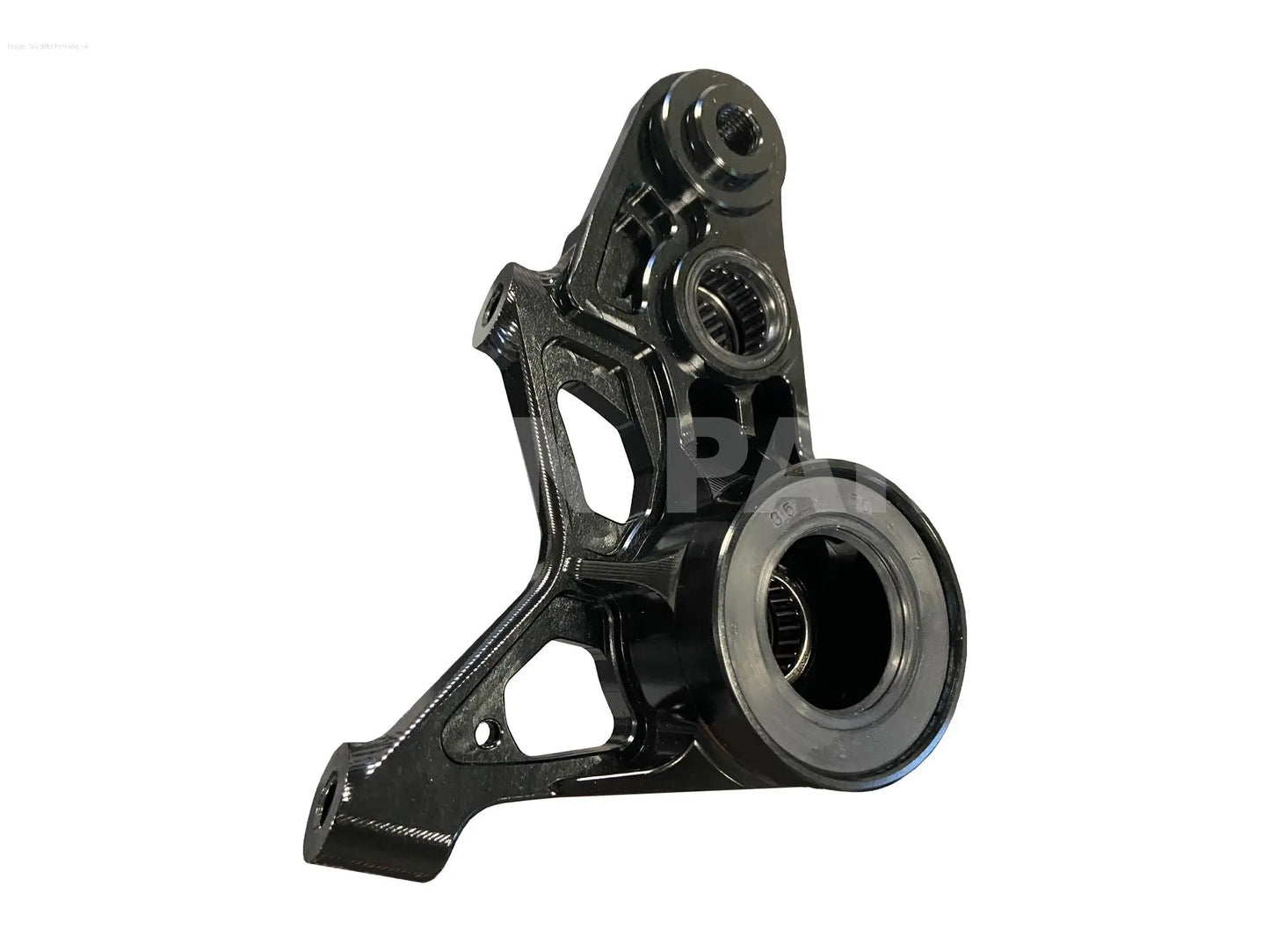 Axle Seating JS Manuf Black 100mm Monoblock | Vespa GTS/GTS Super 125/-300cc (`23-) JS Manuf Falan Parts