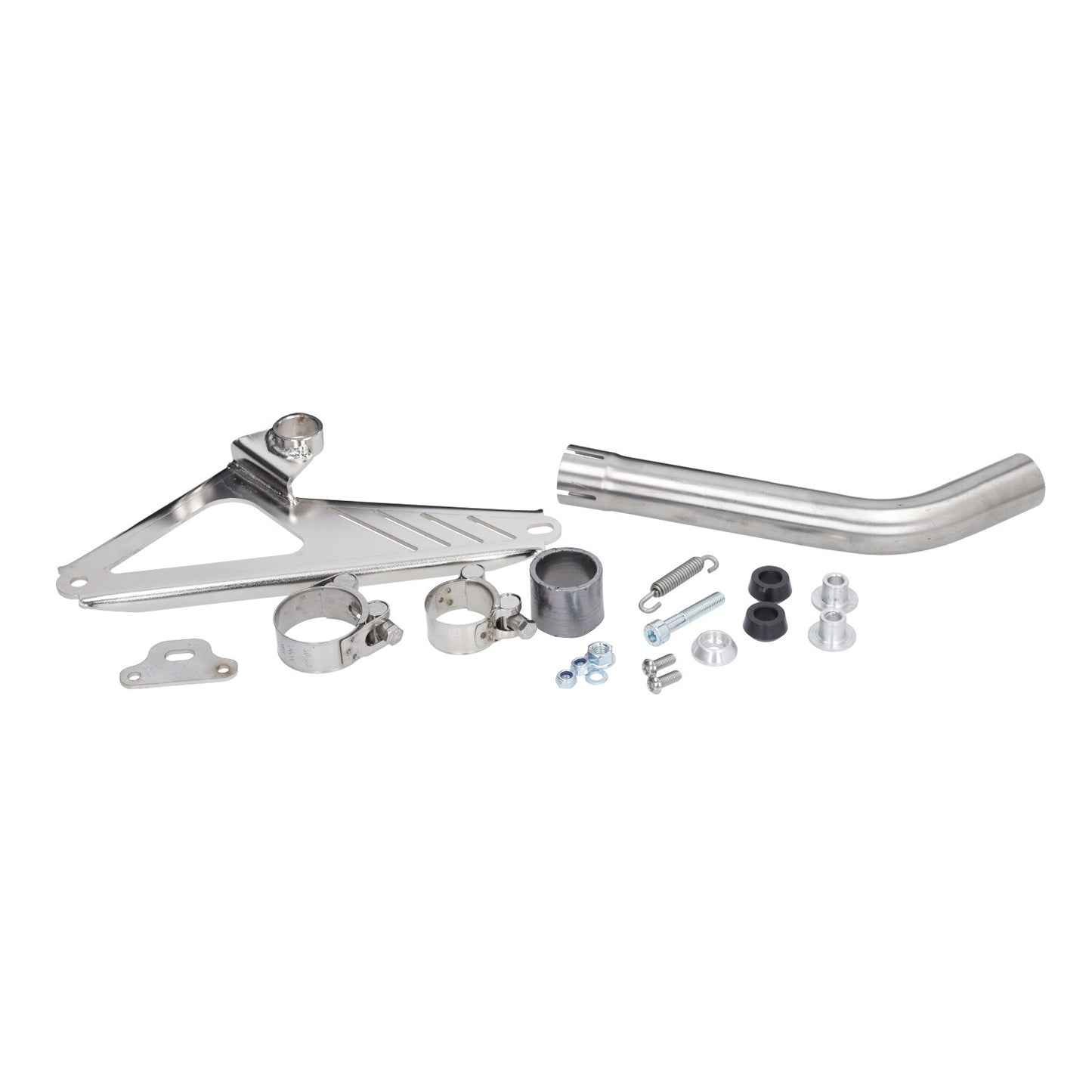 Yasuni Exhaust Black | Vespa GTS/GTS Super/GTV/GT 60 125-300cc i.e. 4T LC (`16-`20) Yasuni Falan Parts