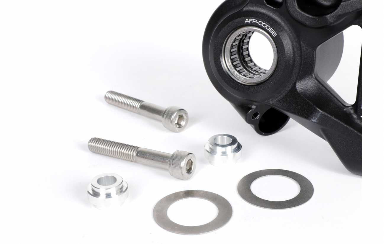 Axle Seating AF Parts CNC Radial Black | Vespa LX/S/ ET2-4/ GT/GT L/ GTS 125-300cc AF Parts Falan Parts