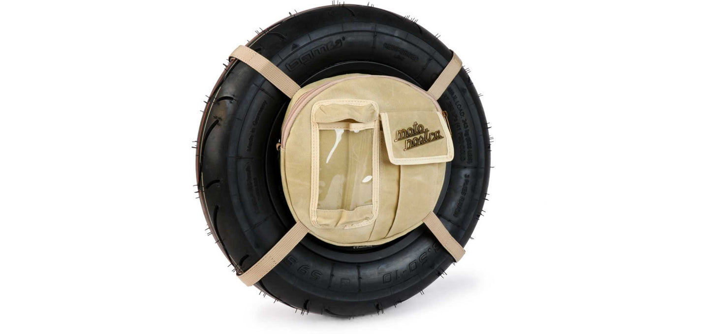 Bag for Spare Wheel MOTO NOSTRA Beige | Vespa 50/75/90/ 125/150 MOTO NOSTRA Falan Parts