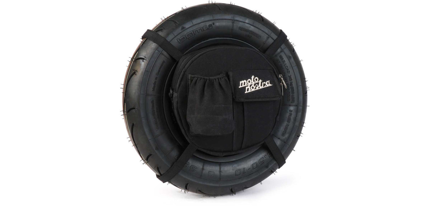 Bag for Spare Wheel MOTO NOSTRA Black | Vespa 50/75/90/ 125/150 MOTO NOSTRA Falan Parts