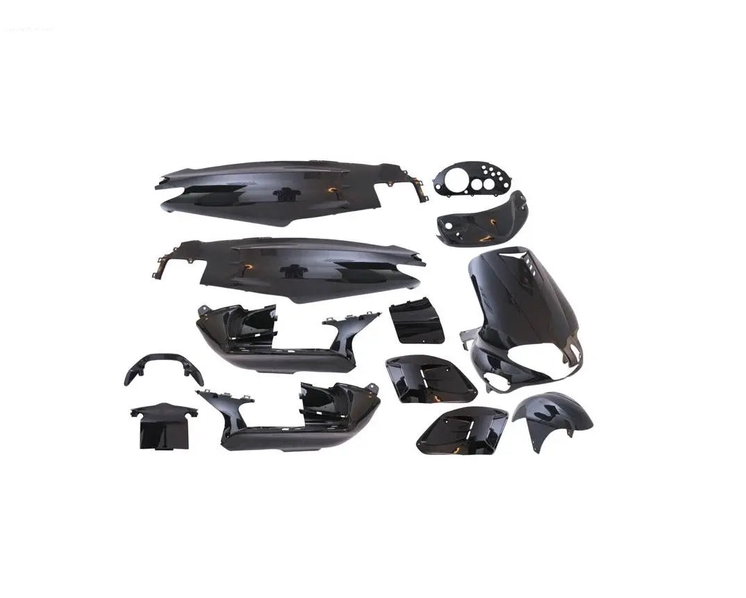 Body Part Kit EDGE 15 Pcs Black | Gilera Runner (-2005) EDGE Falan Parts