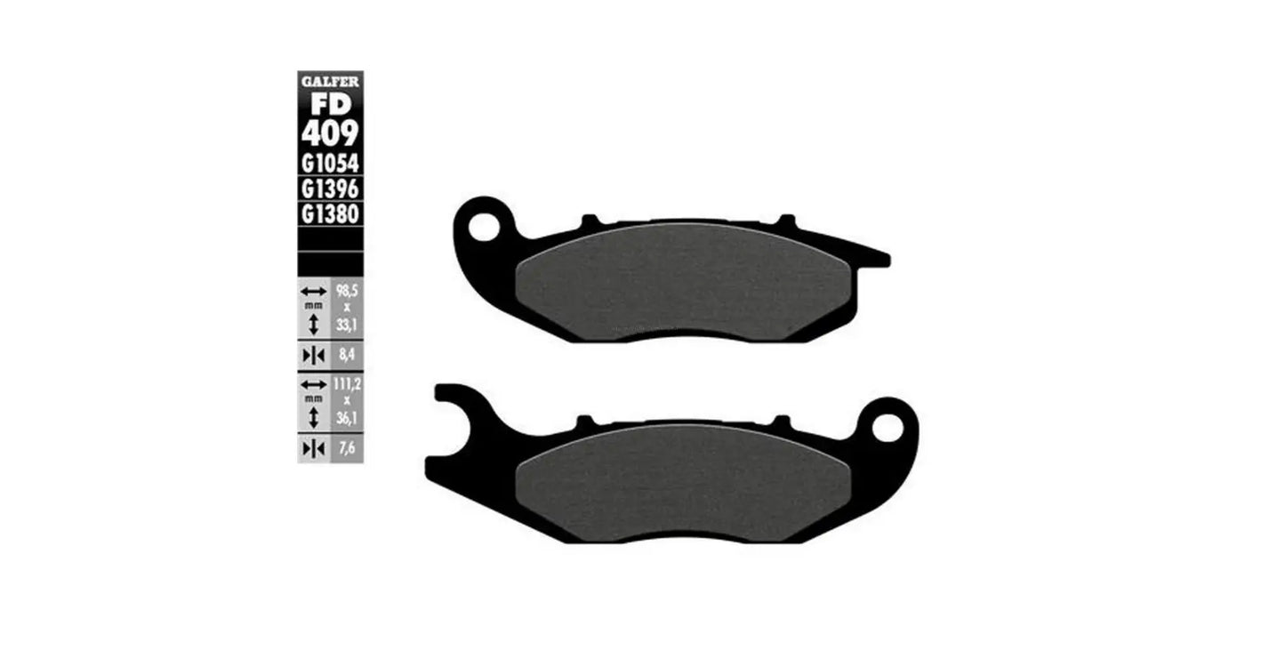 Brake Pads GALFER S74 Sport Front | Vespa GTS/GTS Super 125/300cc (2023-) | PIAGGIO Liberty/Medley 50-150cc GALFER Falan Parts