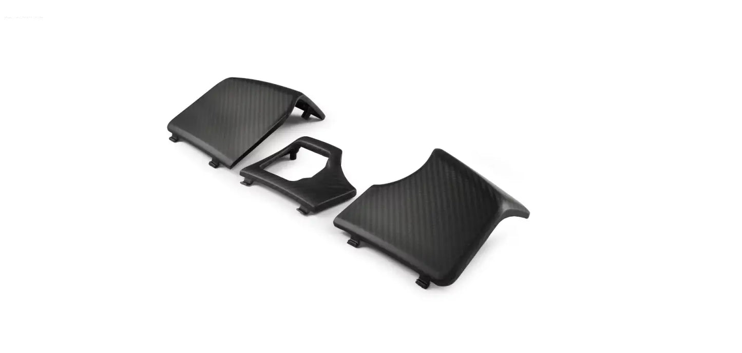 Carbon Fiber Glovebox Door Trim Set FP Parts Matte | Vespa GTS/GTS Super/GTV/GT 60/GT/GT L 125-300cc RACEFOXX Falan Parts