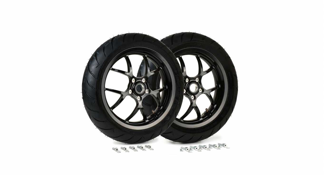 完全なホイールセット（前後、取り付けキット含む） – Falan Parts