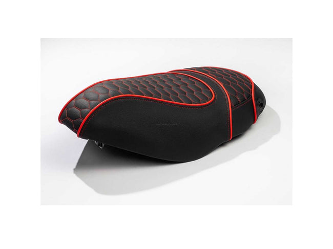 Custom Seat Black & Red | PIAGGIO ZIP II/ZIP SP Falan Parts  Falan Parts