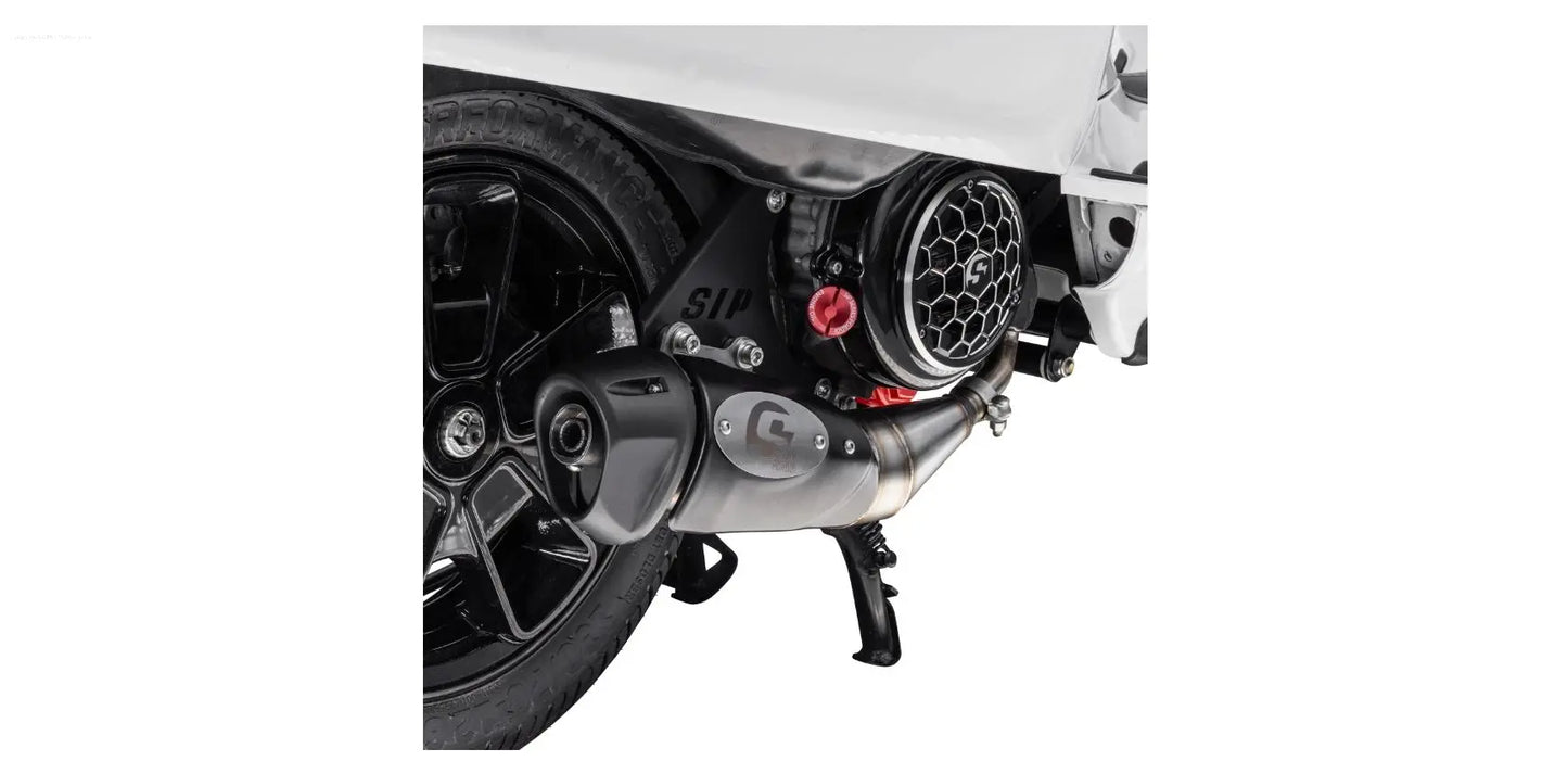Racing Exhaust SIP SERIES PORDOI | Vespa Primavera/Sprint 125-150cc i.e. 3V 4T AC for PIAGGIO 3V LEM (Euro3)/iGet (Euro4/Euro5) SIP Falan Parts