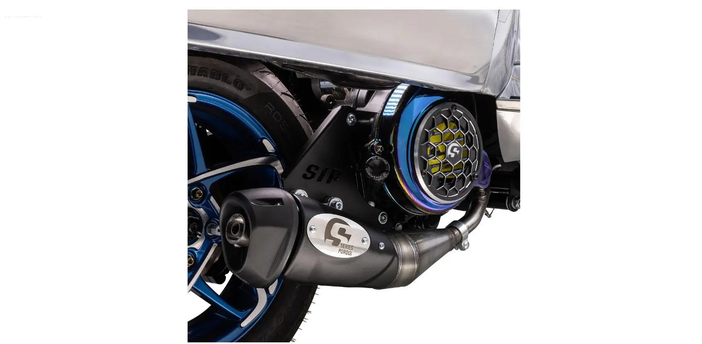 Racing Exhaust SIP SERIES PORDOI | Vespa Primavera/Sprint 125-150cc i.e. 3V 4T AC for PIAGGIO 3V LEM (Euro3)/iGet (Euro4/Euro5) SIP Falan Parts