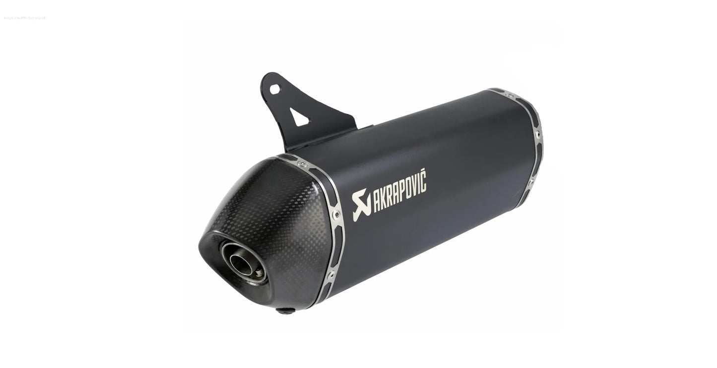 Exhaust AKRAPOVIC SLIP-ON Black Edition M-HR02702SS/11 | Vespa GTS/GTS Super/GTV/GT 60 125-300cc (-'16) Euro3 Akrapovic Falan Parts