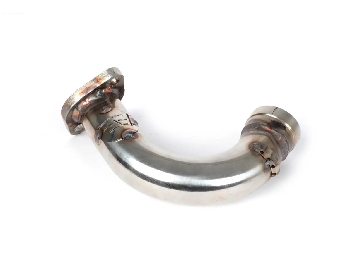 Exhaust Manifold HEIKOTUNING Stainless Steel | Piaggio 125-180cc 2-stroke HT Parts Falan Parts