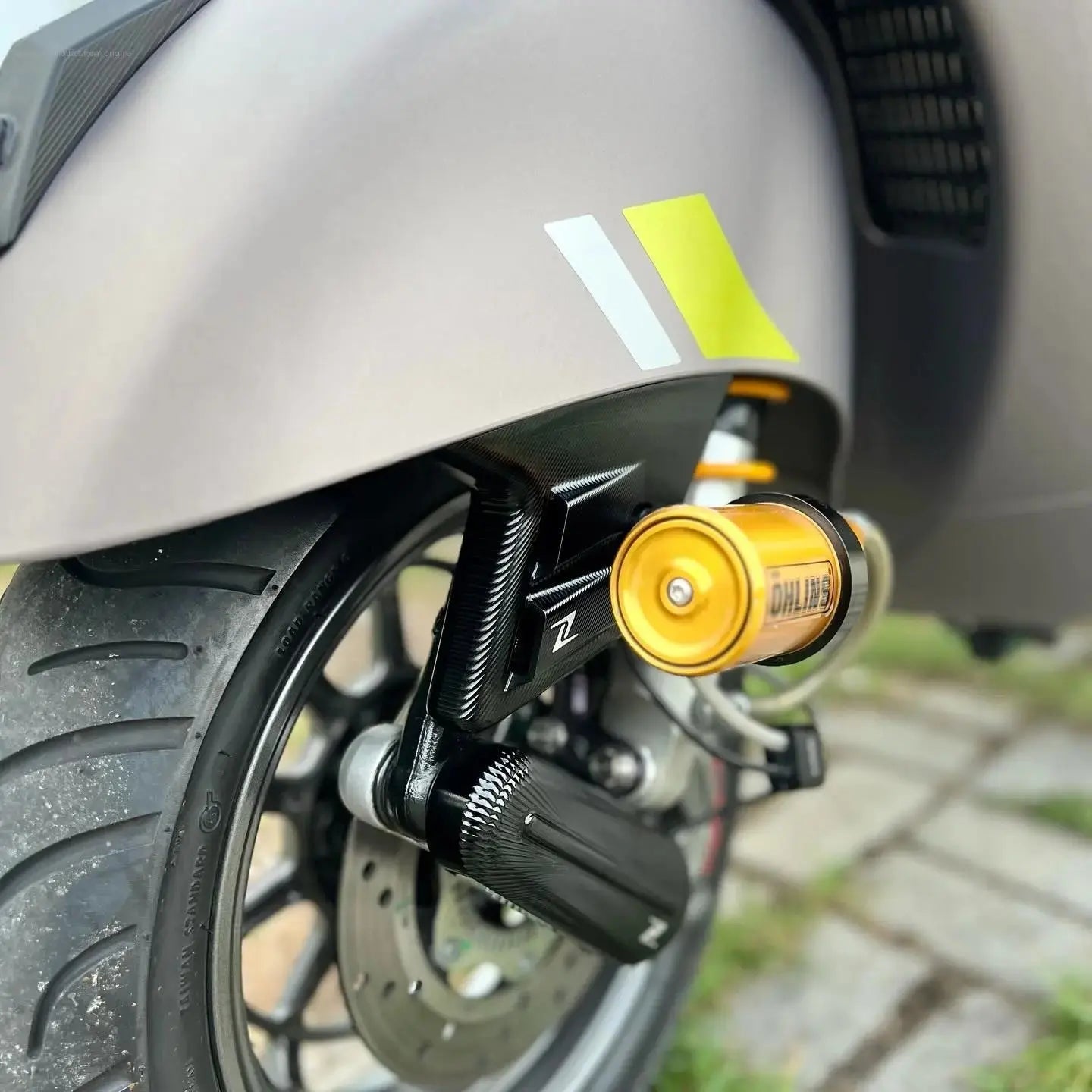 Fork Cover ZELIONI Matt Black | Vespa GTS/GTS Super 125-300cc (`23-) Zelioni Falan Parts