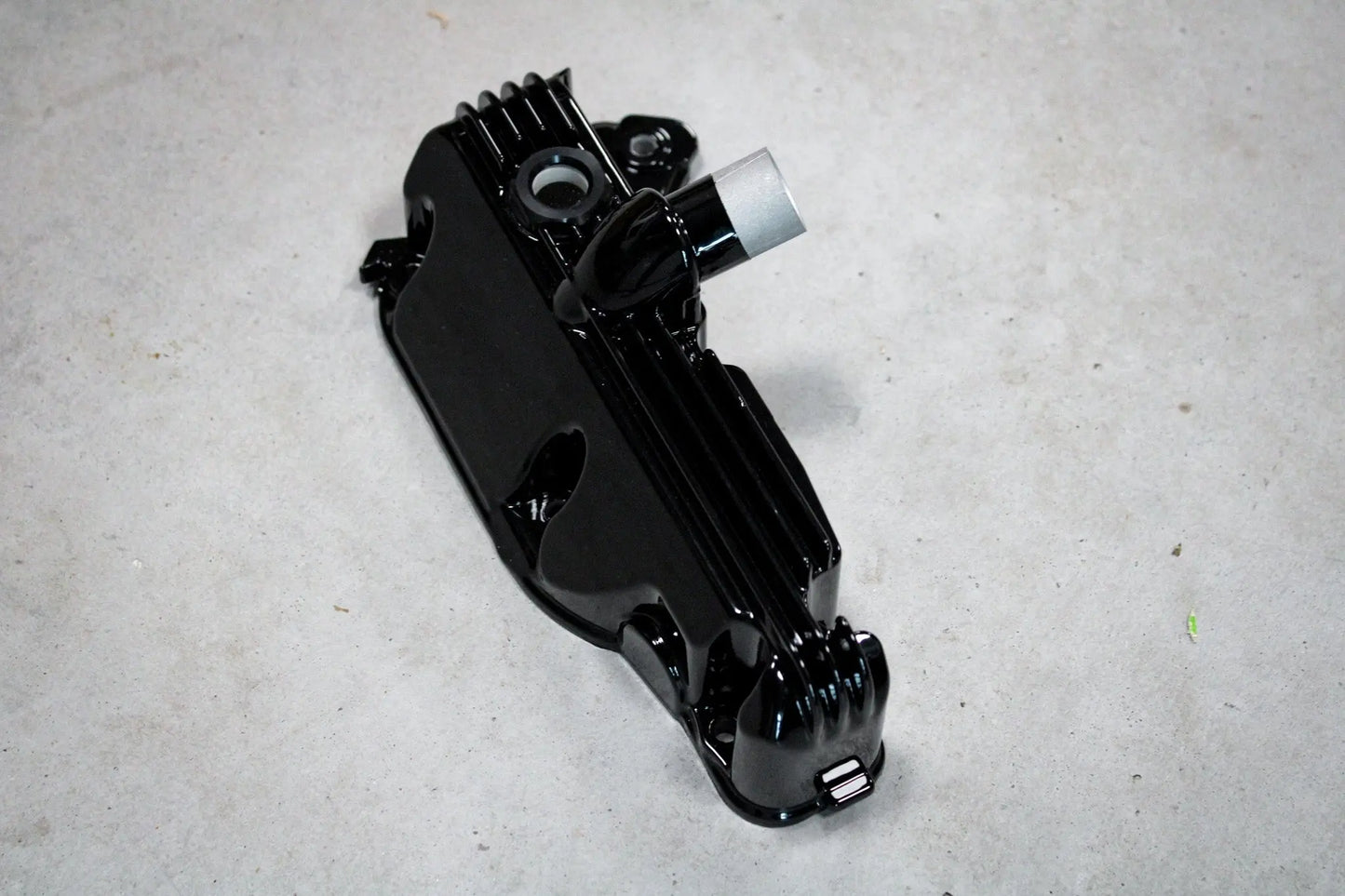 Oil Pan Buchsenfuchs Gloss Black | Vespa GTS/GTS Super/GTV/GT 60 250-300ccm 4T LC | PIAGGIO Quasar 250-300ccm 4T LC BUCHSENFUCHS Falan Parts