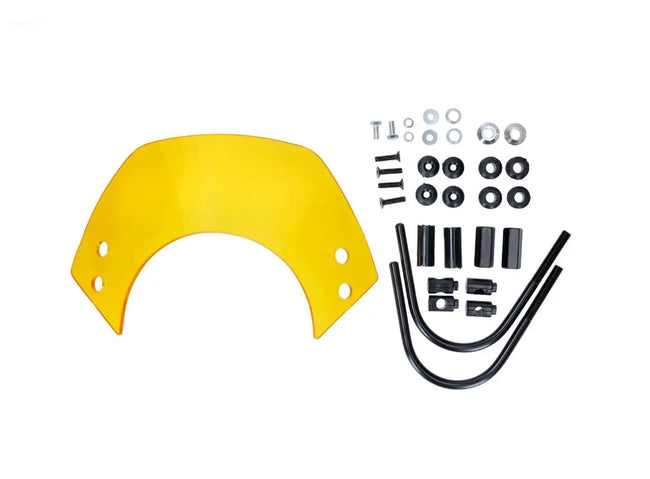 Windshield Short 101 OCTANE Yellow Tinted | Vespa GTS/GTS Super/GT/GT L 125-300cc 101 OCTANE  Falan Parts