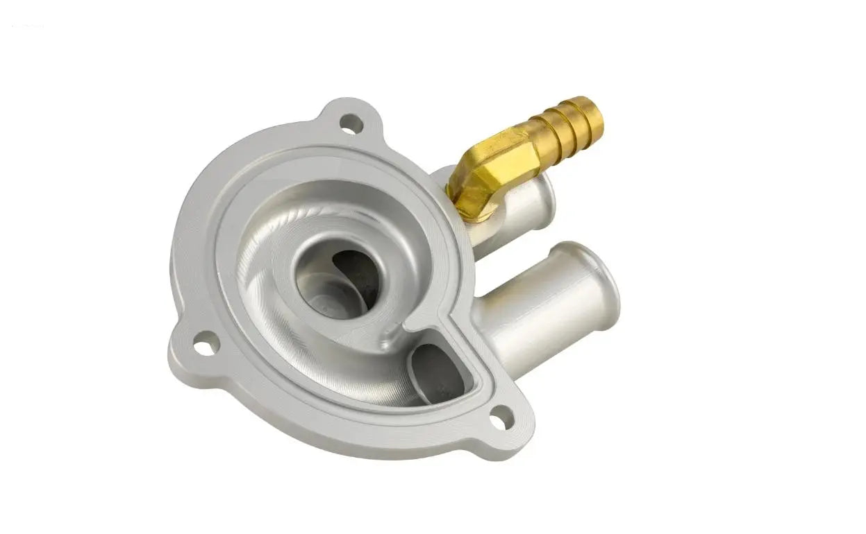 Water Pump Cover SIP SERIES PORDOI Matt Silver | Vespa GTS/GTS Super/GTV/GT 60/GT/GT L 125-300cc 4T LC SIP Falan Parts