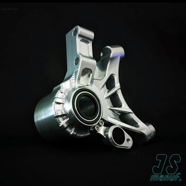 Axle Seating JS Manuf Silver 100mm | Vespa GTS/GTS Super/GTV/GT60/GT/GT L 125-300cc JS Manuf  Falan Parts