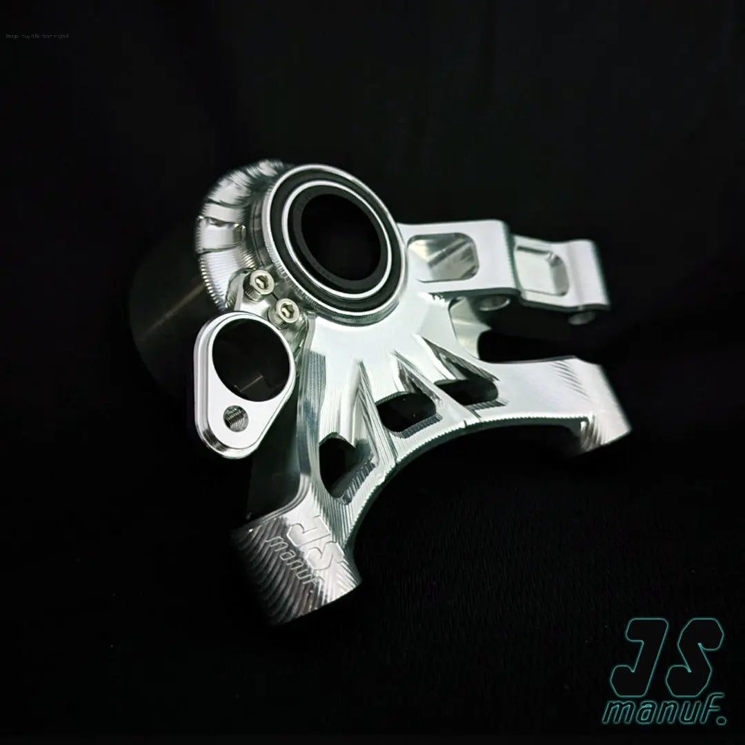 Axle Seating JS Manuf Silver 100mm | Vespa GTS/GTS Super/GTV/GT60/GT/GT L 125-300cc JS Manuf Falan Parts