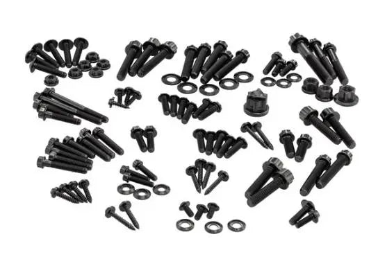 Screw / Bolt Kit Black | Vespa GTS/GTS Super 125-300cc ('19-) Falan Parts  Falan Parts