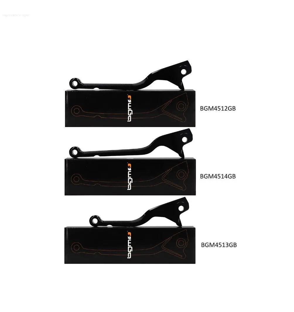 Brake Levers BGM PRO Black CNC Shorty | Vespa GTS/GTS Super 125-300ccm (2023-) BGM Falan Parts