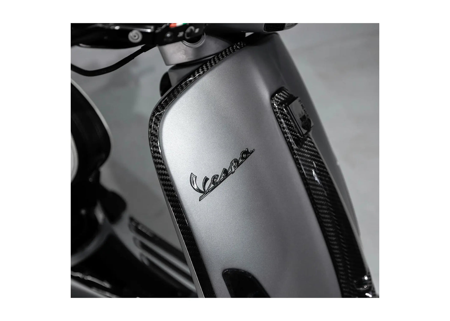 Gloss Black Edition Logo Set | Vespa Sprint Models FP Parts Falan Parts