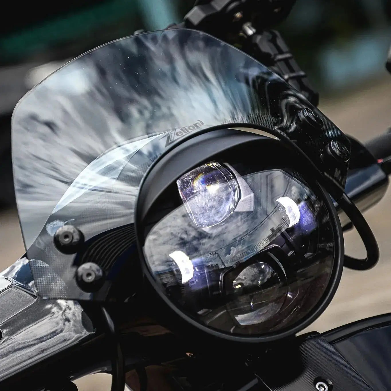 Headlight Unit ZELIONI Black Edition LED | Vespa GTS/GTS Super HPE 125-300 ('19-`22) Zelioni Falan Parts