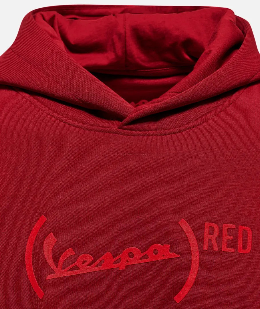 Hoodie Vespa Primavera (RED)® Red | Universal Piaggio Falan Parts
