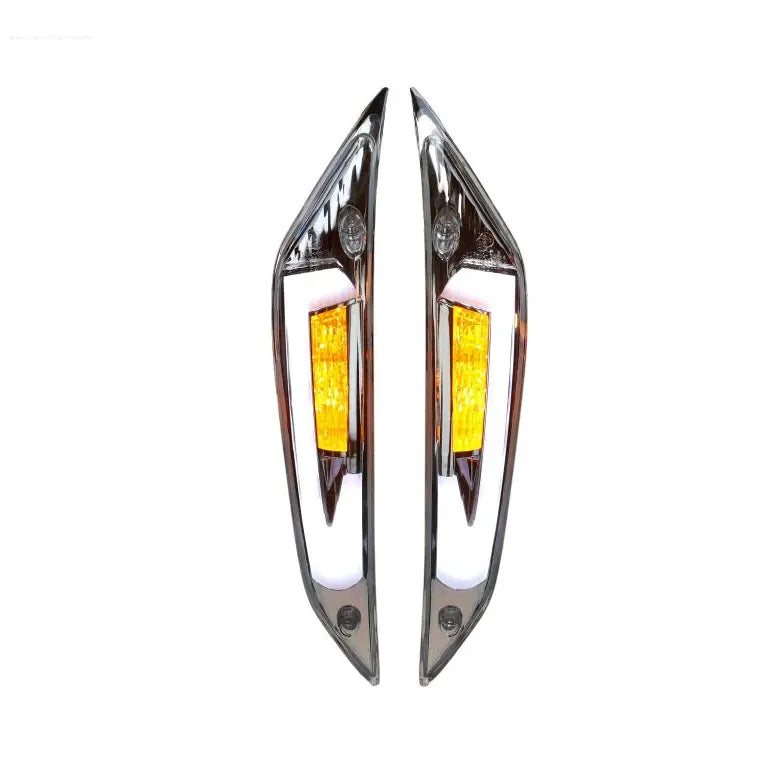 Indicator Kit POWER1 Tube EVO Front Clear Matrix | PIAGGIO ZIP II/ZIP SP 50cc POWER1 Falan Parts