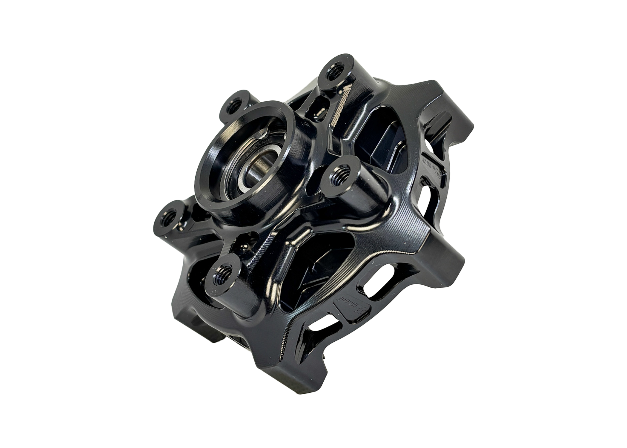 Wheel Hub JS Manuf Front Black | Vespa GTS/GTS Super 300310cc