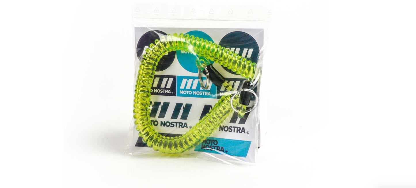 Key Ring MOTO NOSTRA Green | Vespa 50/75/ 125/150/ 160/200/ P/PX MOTO NOSTRA Falan Parts