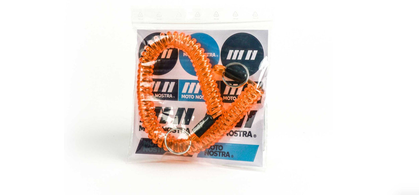 Key Ring MOTO NOSTRA Orange | Vespa 50/75/ 125/150/ 160/200/ P/PX Falan Parts Falan Parts
