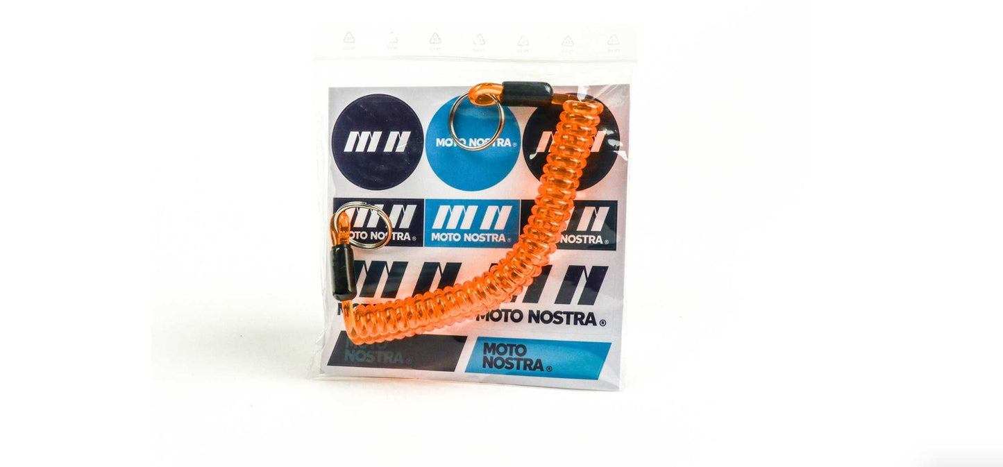 Key Ring MOTO NOSTRA Orange MOTO NOSTRA Falan Parts