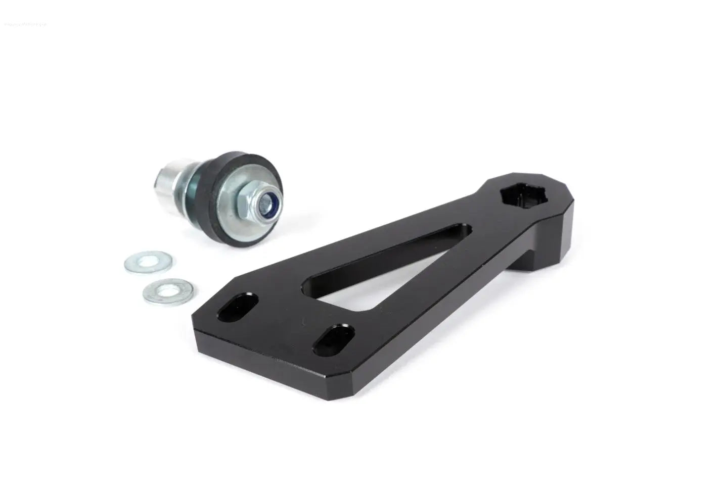 Mounting Bracket PM 59 X HEIKOTUNING Brace V1, V2, PM TSAB Black | Piaggio 125-180 cc 2-stroke AC/LC HT Parts Falan Parts