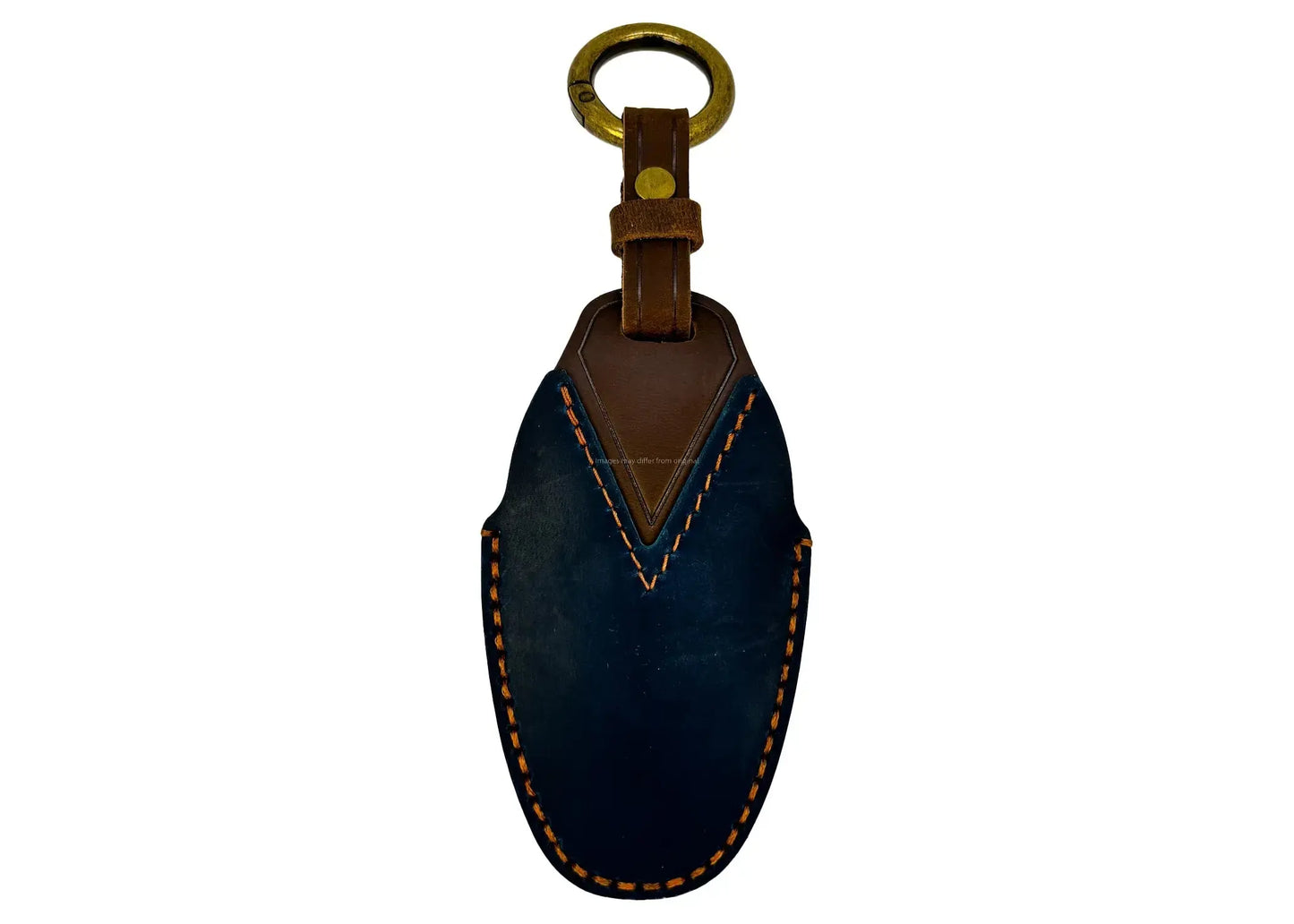 Leather Key Cover Blue | Vespa GTS/GTV 125-310cc ('23-) FP Parts Falan Parts
