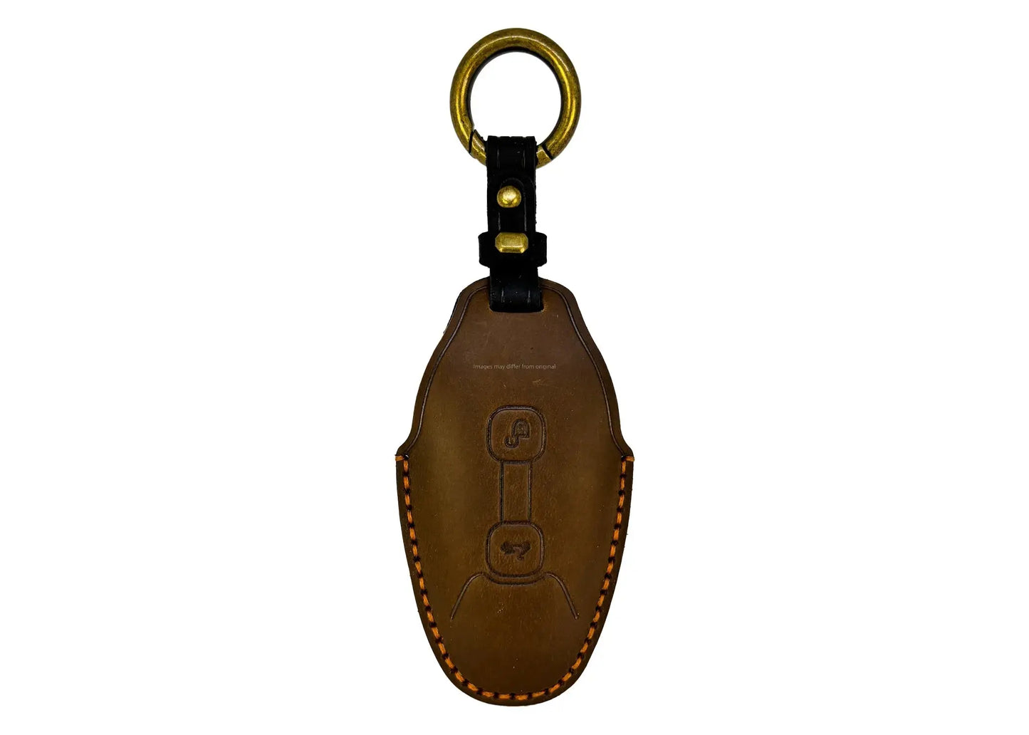 Leather Key Cover Brown | Vespa GTS/GTV 125-310cc ('23-) FP Parts Falan Parts