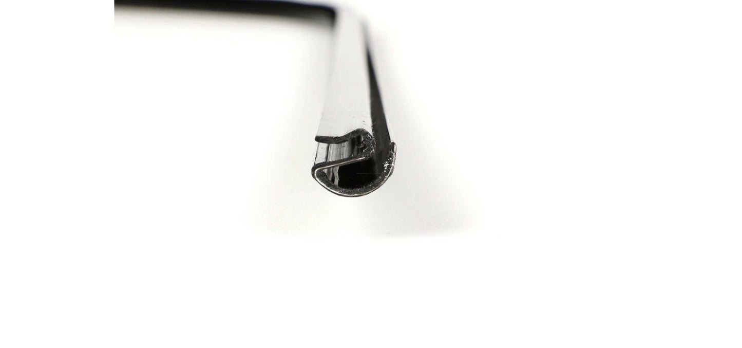 Leg Shield Beading Left PIAGGIO Black | Vespa GTS 125-300cc Piaggio Falan Parts