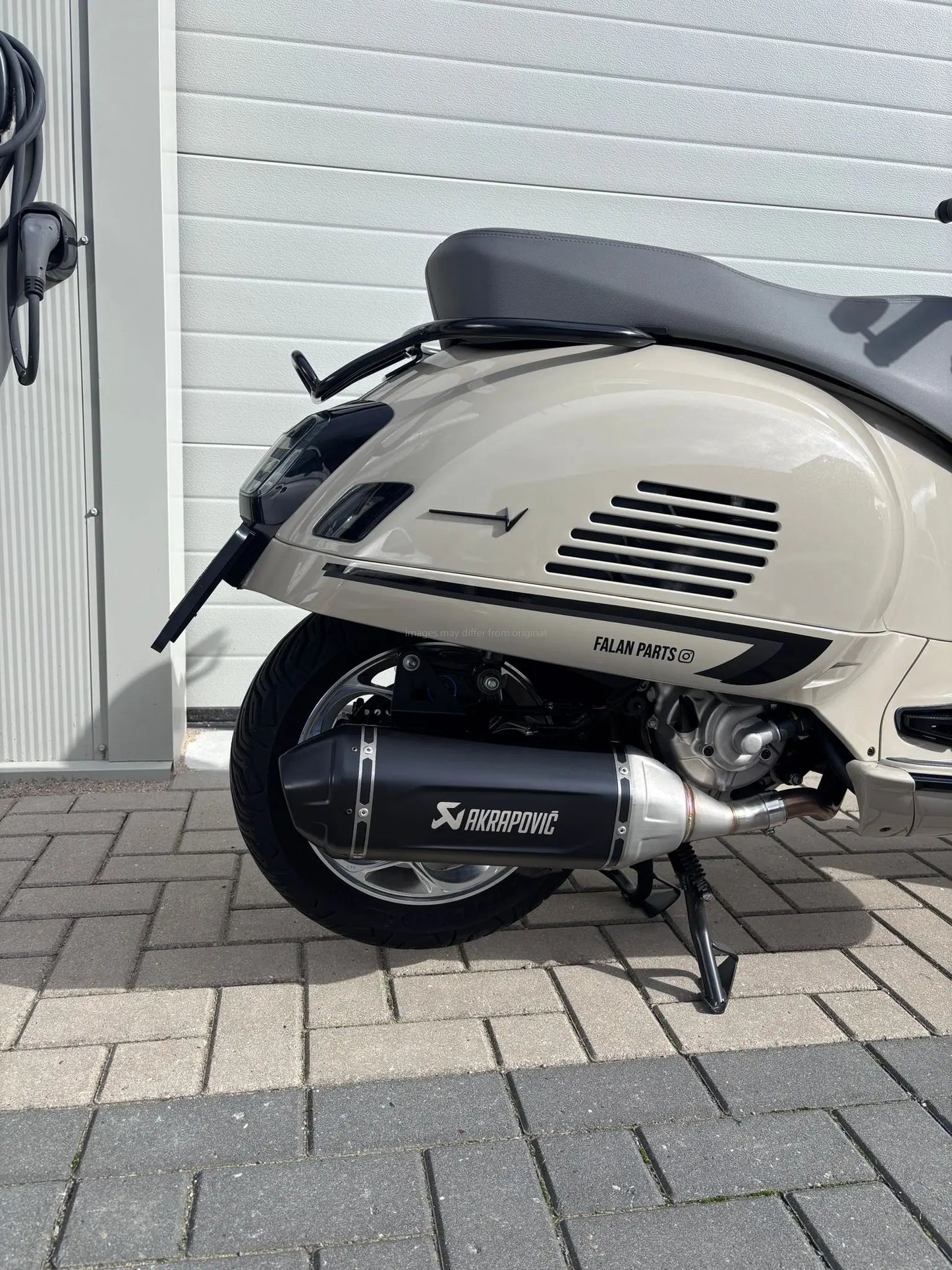 Luggage Carrier Rear FP Parts Matt Black | Vespa GT/GTL/GTV/GTS/GTS Super 125-300cc FP Parts Falan Parts