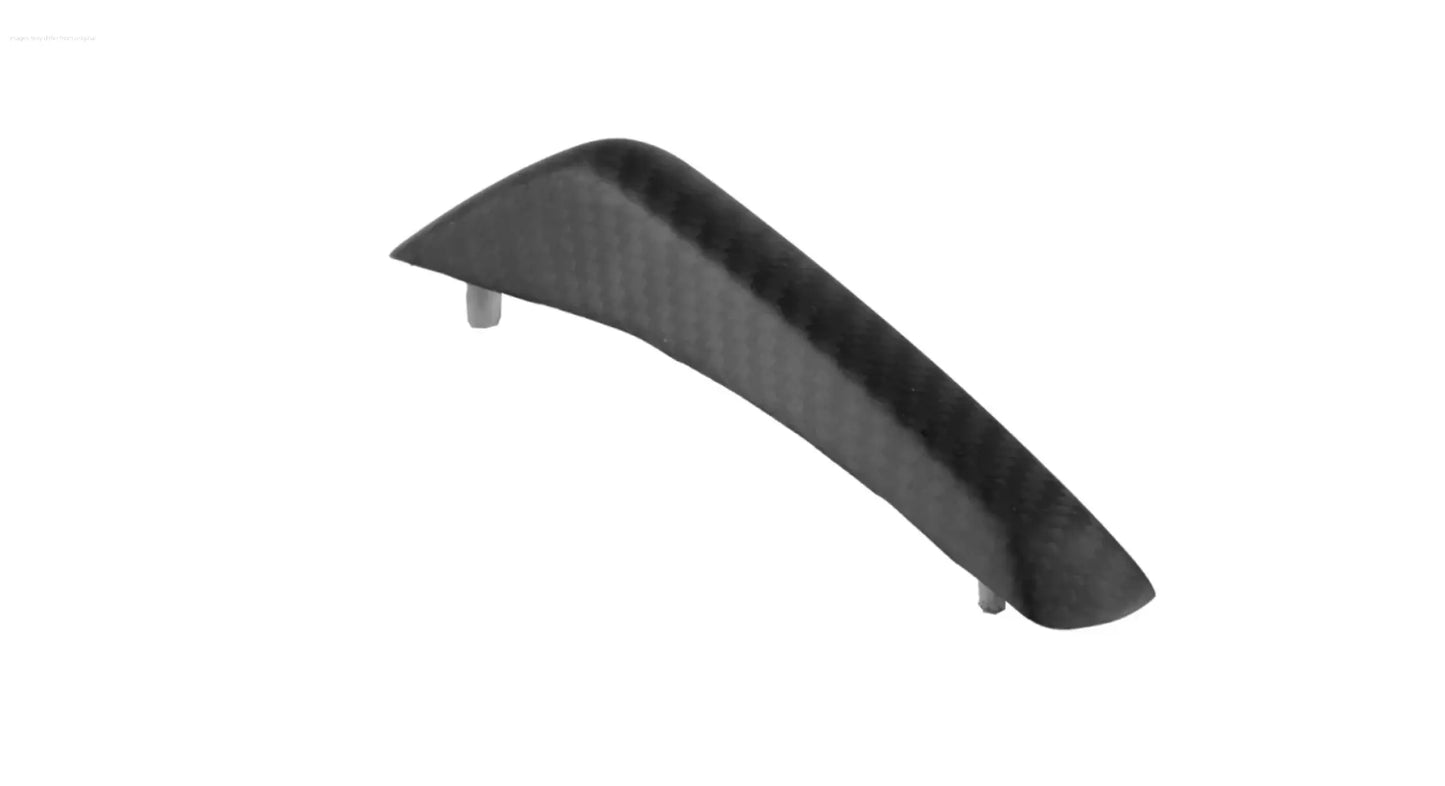 Matte Carbon Fiber Mudguard Crest RACEFOXX | Vespa GTS/GTS Super 125/300cc (`23-) RACEFOXX Falan Parts