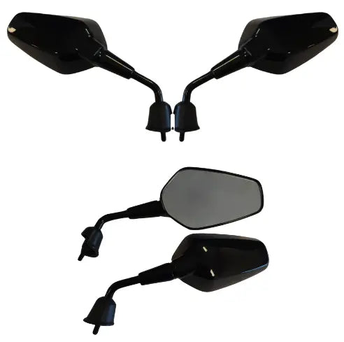 Mirror Set Facelift M8 Gloss Black | Vespa Sprint/Primavera 50-150cc (-24') Falan Parts Falan Parts