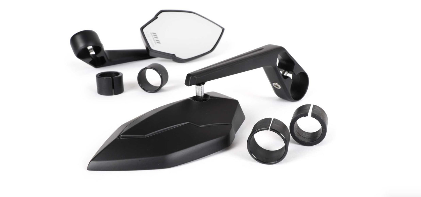 Mirror Set MOTO NOSTRA Matt Black | Vespa GT/GTS/ GTV/GTL 125-300cc MOTO NOSTRA Falan Parts