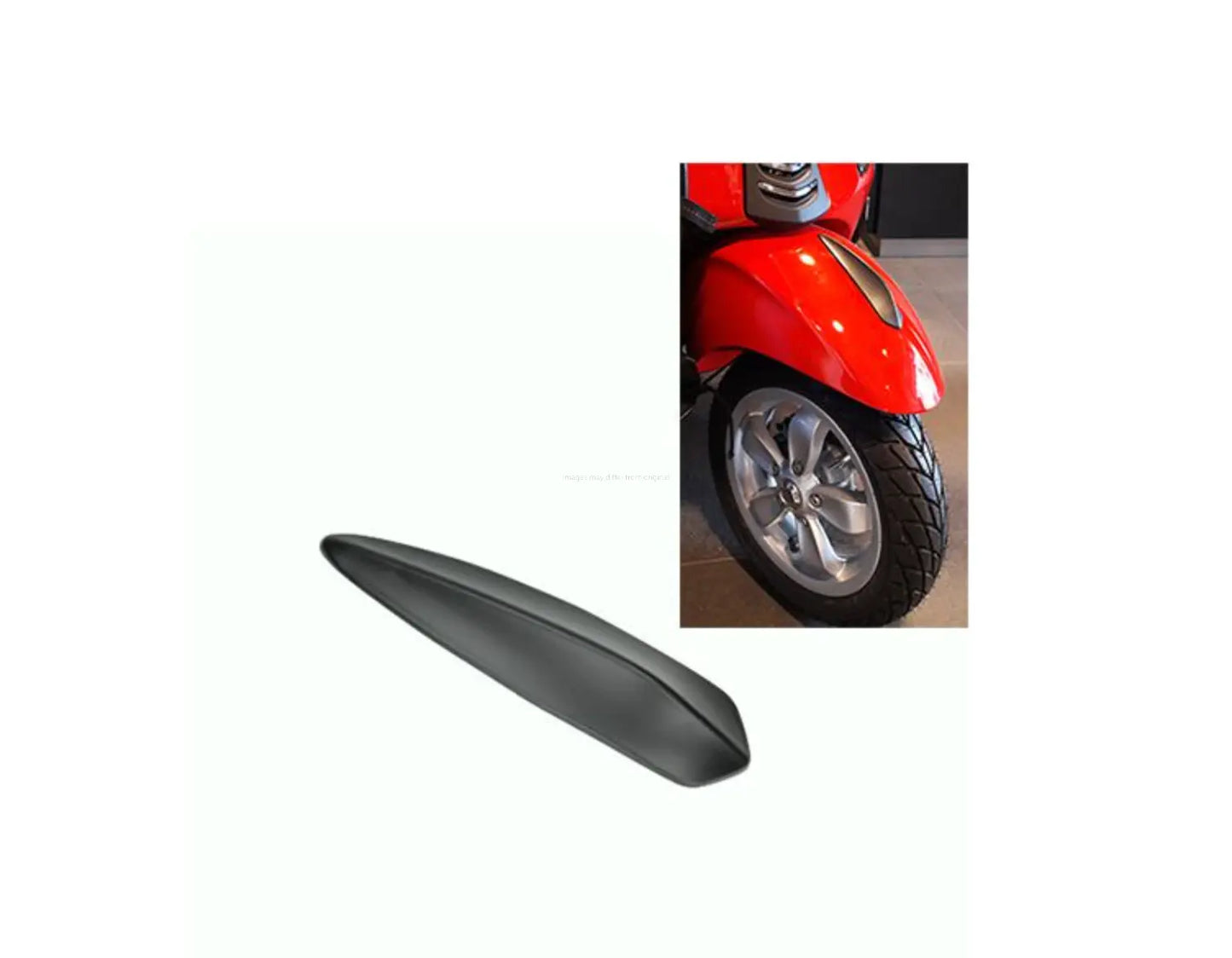 Mudguard Crest Gloss & Matt Black | Vespa Sprint/Primavera 50/150cc FP Parts Falan Parts