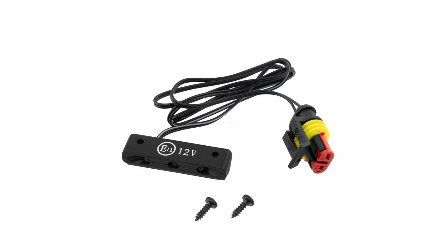 Number Plate Holder Gloss Black | Vespa GTS/GTS Super 125/300cc (`23-) Falan Parts Falan Parts