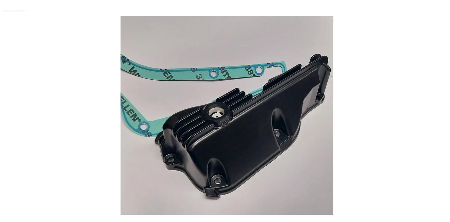 Oil Pan Buchsenfuchs Gloss Black | Vespa GTS/GTS Super/GTV 310ccm HPE (`24-) Euro5+ BUCHSENFUCHS Falan Parts