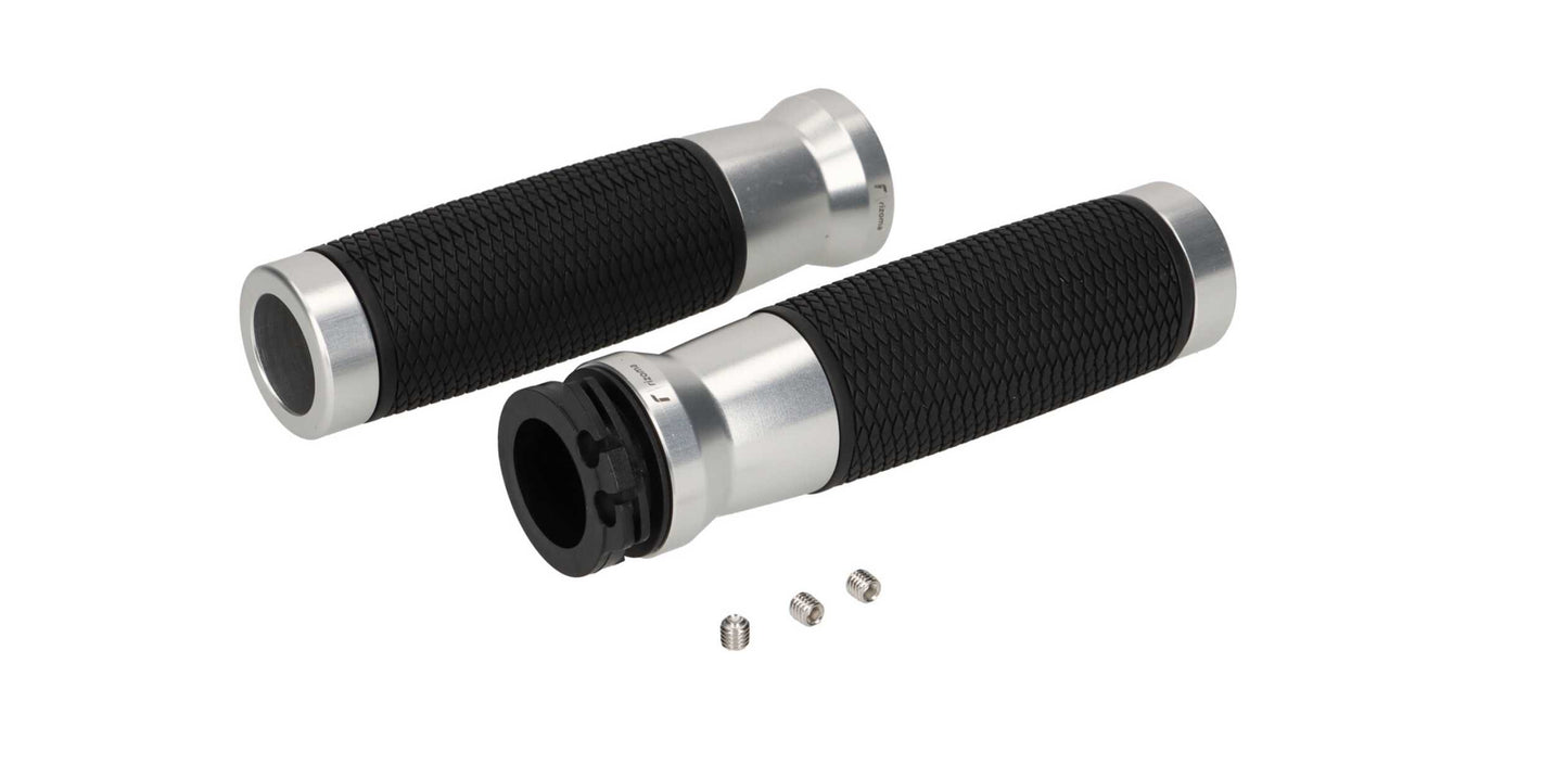 Pair of Grips RIZOMA Silver | Vespa GTS 125-300cc RIZOMA Falan Parts