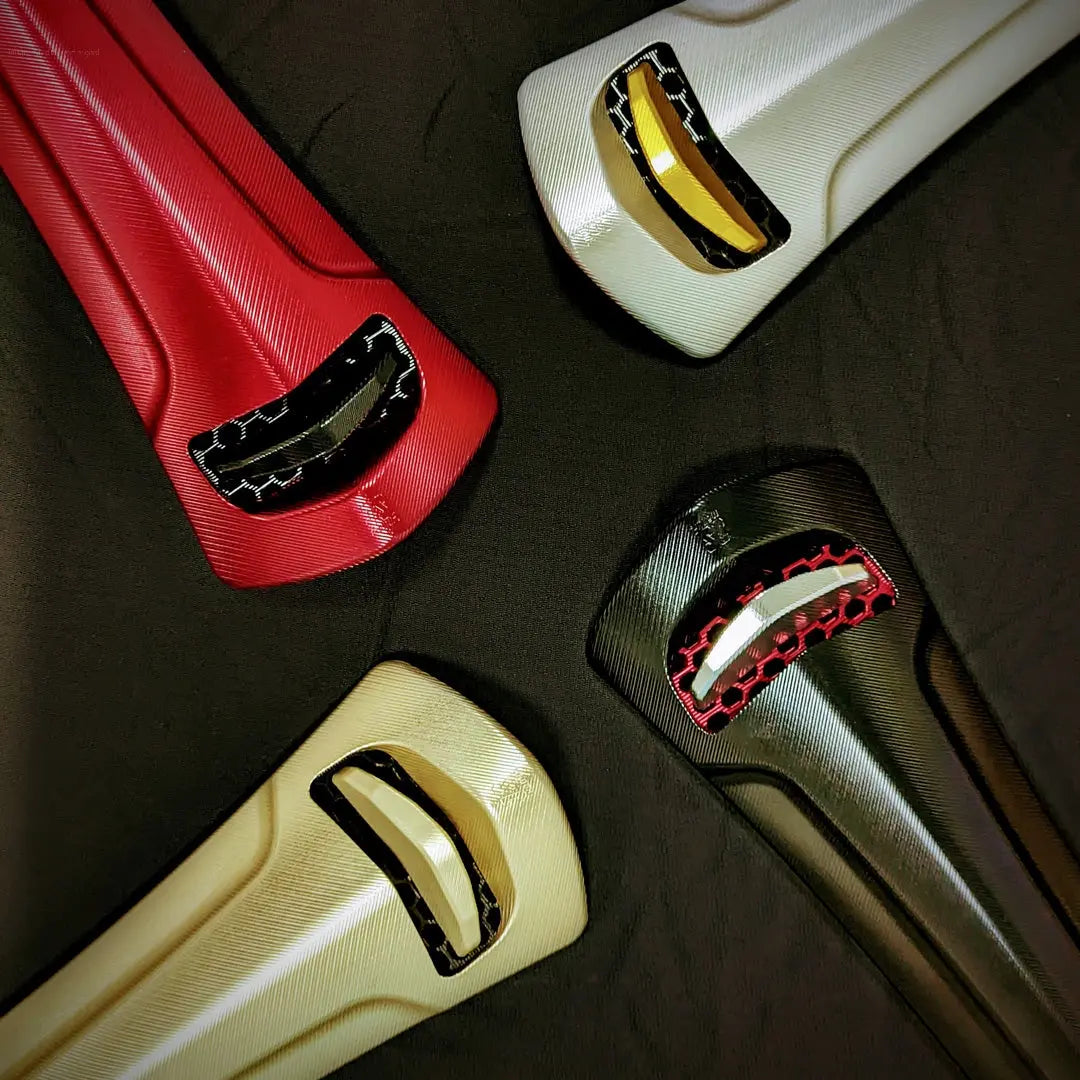 CNC Horn Cover JS Manuf Black | Vespa Sprint / Primavera 50-150cc ('14-) JS Manuf Falan Parts