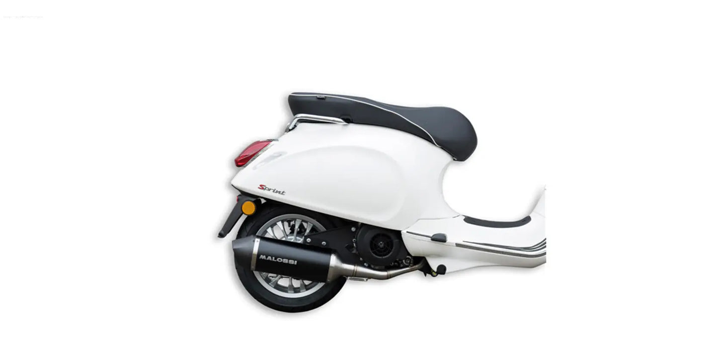 Racing Exhaust MALOSSI RX Black Edition 3217684.K0 | Vespa Primavera/Sprint 3V iGet 125-150cc Malossi Falan Parts